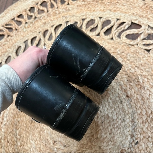 DANSKO Black Leather Professional Clogs Size 41 US 10.5-11 - Picture 3 of 5